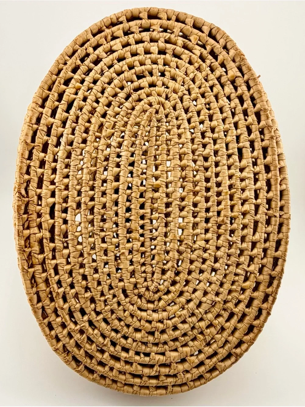Hand Woven Native American Indian Tribal Southwestern Primitive Yucca Basket